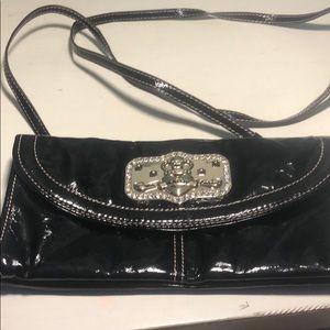 Kathy Vanzeeland black shoulder strapped bag